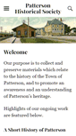 Mobile Screenshot of pattersonhistoricalsociety.org