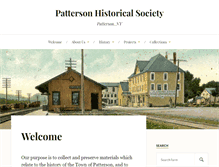 Tablet Screenshot of pattersonhistoricalsociety.org